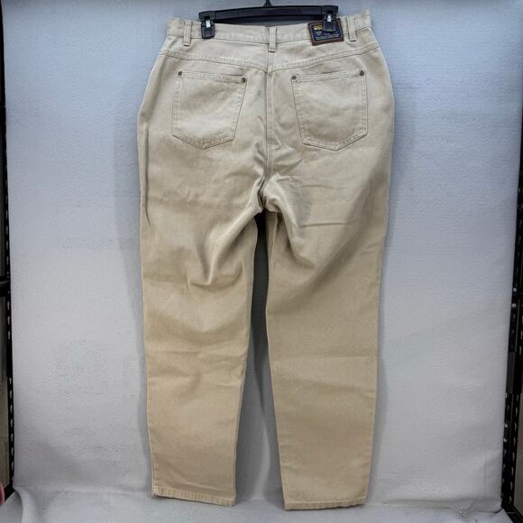 Woolrich John Rich and Bros Pants Women's 16 Khaki High Rise Straight Leg VTG - Picture 2 of 15